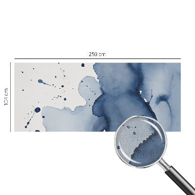 Fotobehang zelfklevend met marineblauwe spetters