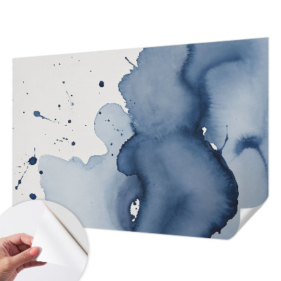 Fotobehang zelfklevend Marineblauwe spetters