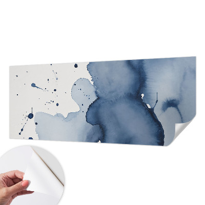 Fotobehang zelfklevend Marineblauwe spetters