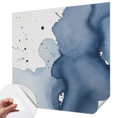 Fotobehang zelfklevend Marineblauwe spetters