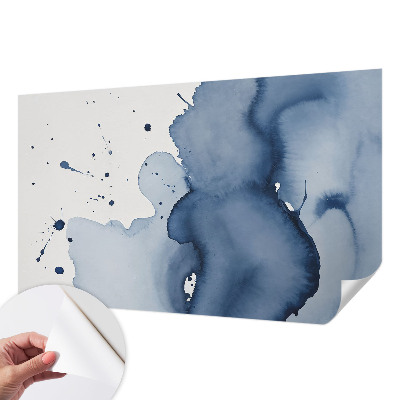 Fotobehang zelfklevend Marineblauwe spetters
