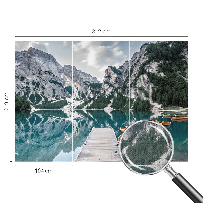 Zelfklevende behangsticker Bergpanorama