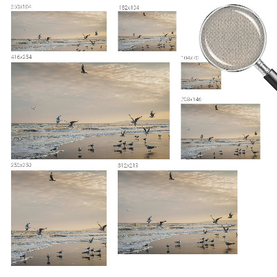 Zelfklevend fotobehang op maat Rust aan zee