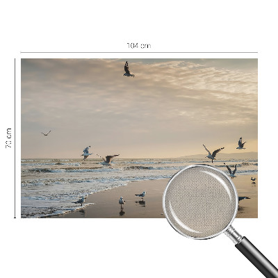 Zelfklevend fotobehang op maat Rust aan zee