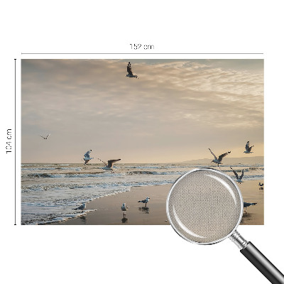 Zelfklevend fotobehang op maat met het motief 'Rust aan zee'