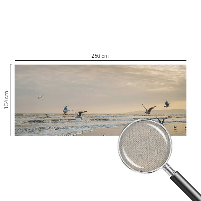 Zelfklevend fotobehang op maat met het motief 'Rust aan zee'