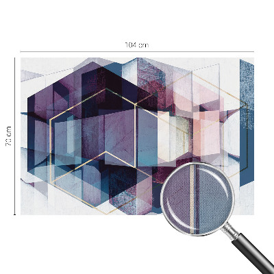 Fotobehang kinderkamer Geometrische kubussen
