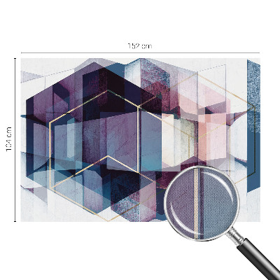 Fotobehang kinderkamer Geometrische kubussen
