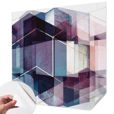 Fotobehang kinderkamer Geometrische kubussen
