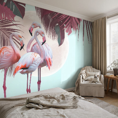 Fotobehang voor de kinderkamer Exotische vogels