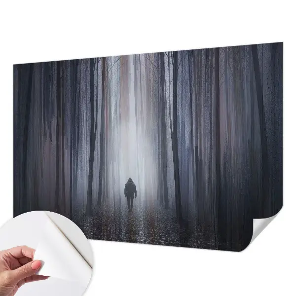 Fotobehang voor kinderkamer met het motief 'Bosstilte'