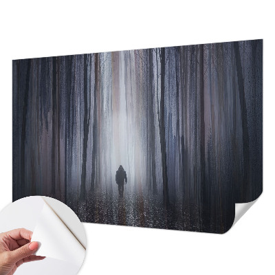 Fotobehang voor kinderkamer met het motief 'Bosstilte'