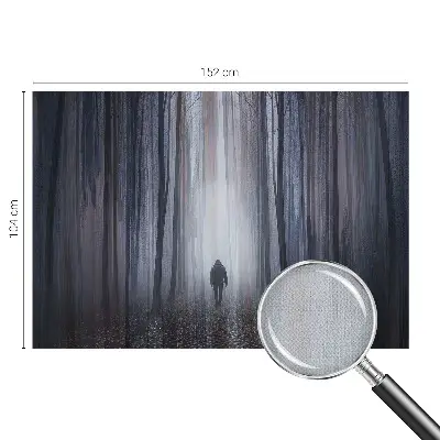 Fotobehang voor kinderkamer met het motief 'Bosstilte'