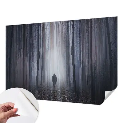 Fotobehang voor kinderkamer met het motief 'Bosstilte'