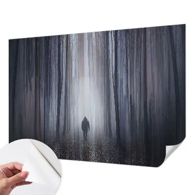 Fotobehang voor kinderkamer met het motief 'Bosstilte'