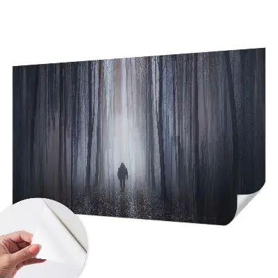 Fotobehang voor kinderkamer met het motief 'Bosstilte'