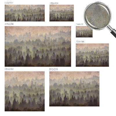 Foto behang voor de keuken Bosmist