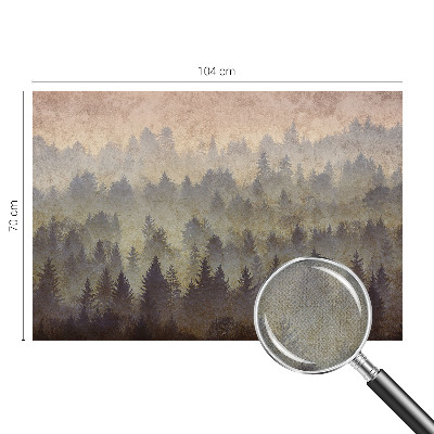 Foto behang voor de keuken Bosmist