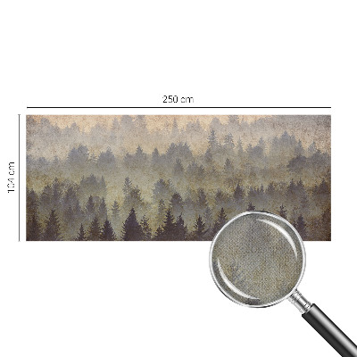 Foto behang voor de keuken Bosmist