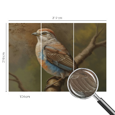 Fotobehang tienerkamer Vogelportret
