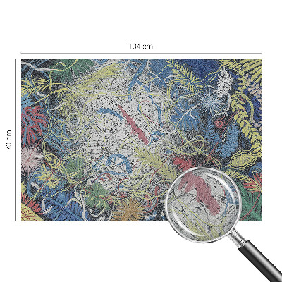 Zelfklevende behangsticker Plantenwervels