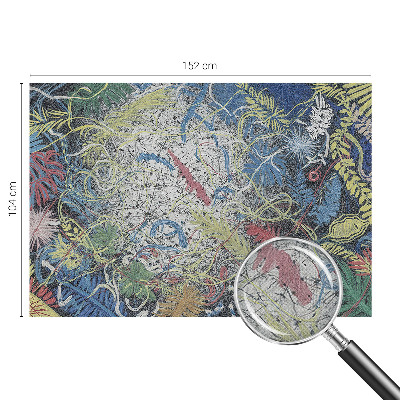 Zelfklevende behangsticker Plantenwervels