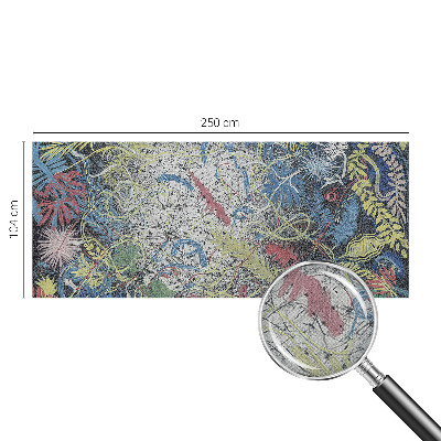 Zelfklevende behangsticker Plantenwervels