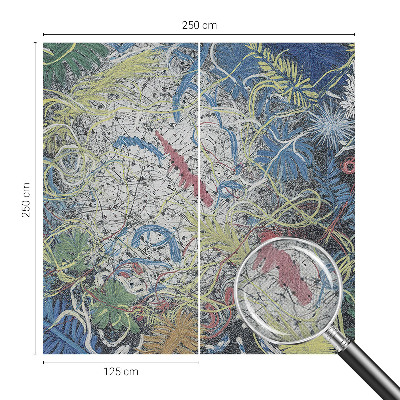 Zelfklevende behangsticker Plantenwervels