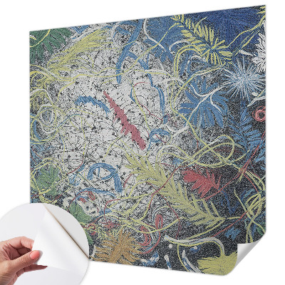 Zelfklevende behangsticker Plantenwervels