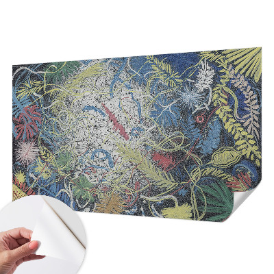 Zelfklevende behangsticker Plantenwervels