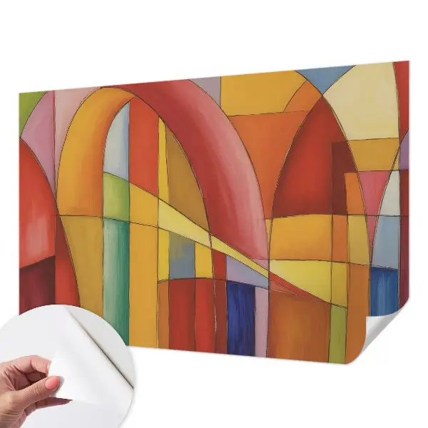 Fotobehang zelfklevend met een patroon van verschillende energievormen