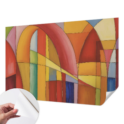 Fotobehang zelfklevend met een patroon van verschillende energievormen