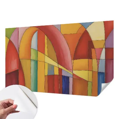 Fotobehang zelfklevend met een patroon van verschillende energievormen