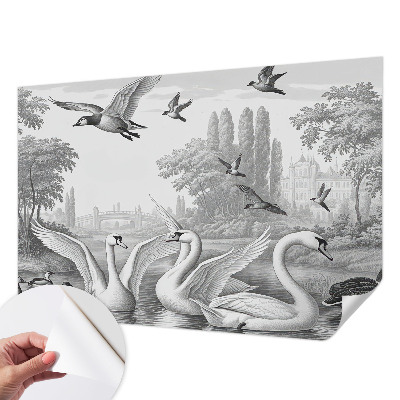 Zelfklevend fotobehang op maat Klassiek landschap