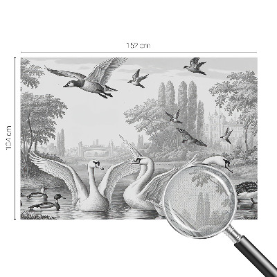 Zelfklevend fotobehang op maat Klassiek landschap
