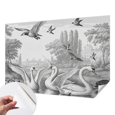 Zelfklevend fotobehang op maat Klassiek landschap