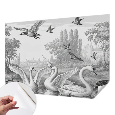 Zelfklevend fotobehang op maat Klassiek landschap