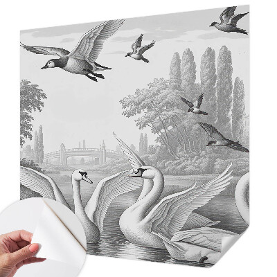 Zelfklevend fotobehang op maat Klassiek landschap