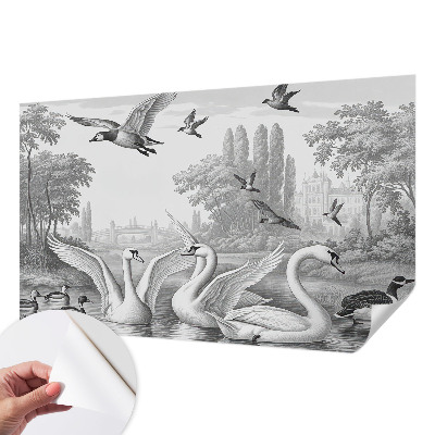 Zelfklevend fotobehang op maat Klassiek landschap