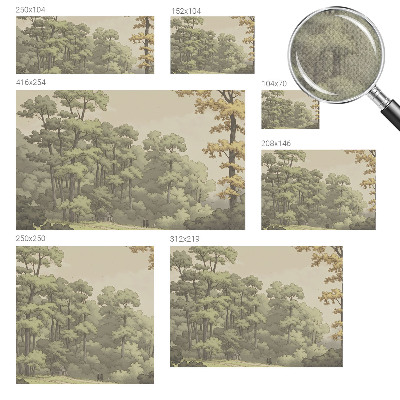 Foto behang voor de kinderkamer Idylle in het bos