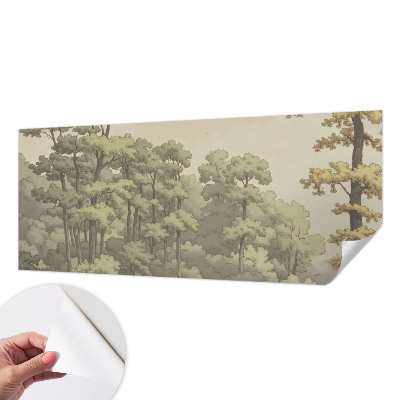 Foto behang voor de kinderkamer Idylle in het bos