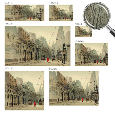 Fotobehang voor kinderkamer Stedelijke symmetrie