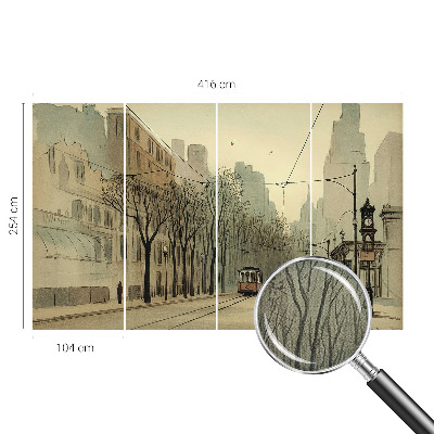 Fotobehang voor kinderkamer Stedelijke symmetrie