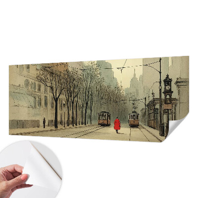 Fotobehang voor kinderkamer met stedelijke symmetrie