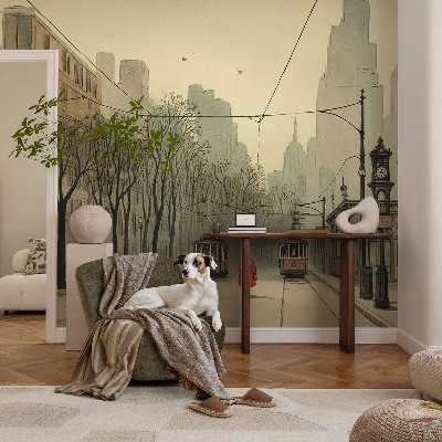 Fotobehang voor kinderkamer Stedelijke symmetrie