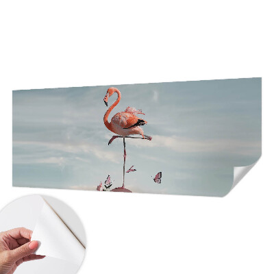 Fotobehang kinderkamer Elegante flamingo