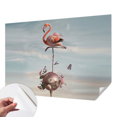 Fotobehang kinderkamer Elegante flamingo