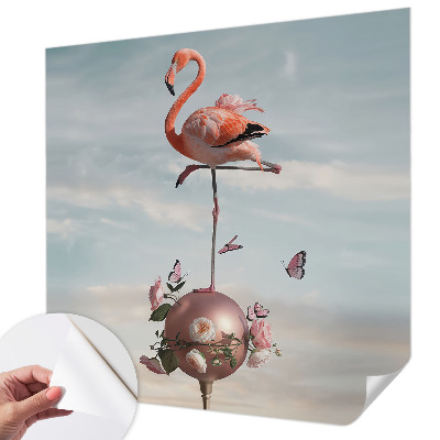 Fotobehang kinderkamer Elegante flamingo