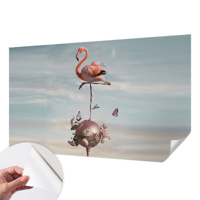 Fotobehang kinderkamer Elegante flamingo