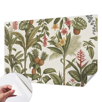 Fotobehang voor de kinderkamer met een exotisch natuureffect